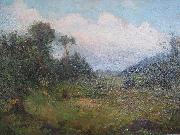 Creator:Edmond Dyonnet A forest meadow oil painting